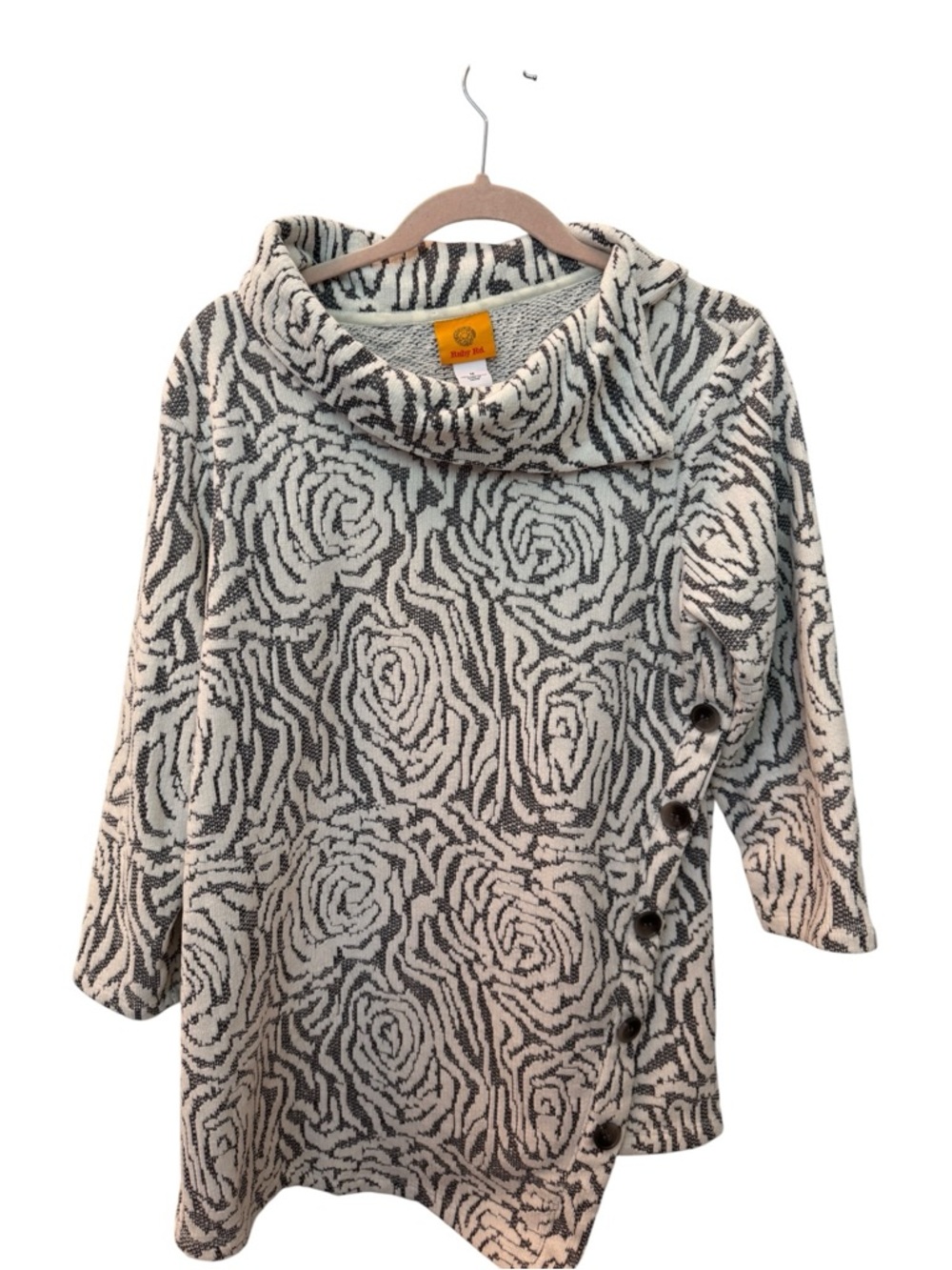 Women's Ruby Rd. 3/4 Sleeve Sweater - Size M- Multicolor